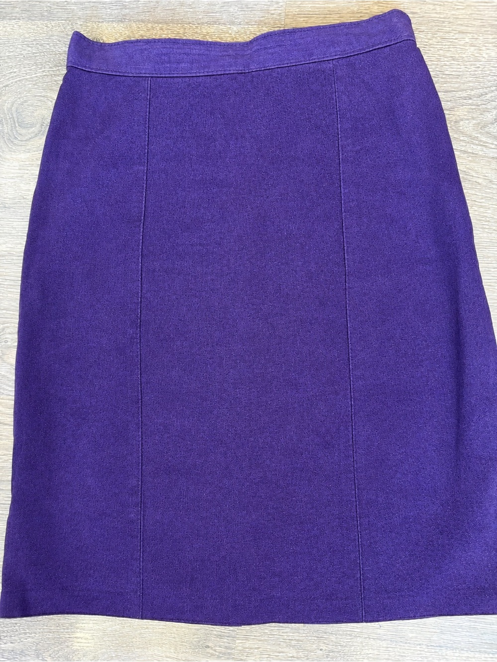 ✨ Vintage 1980s Purple Suede Pencil Skirt ✨